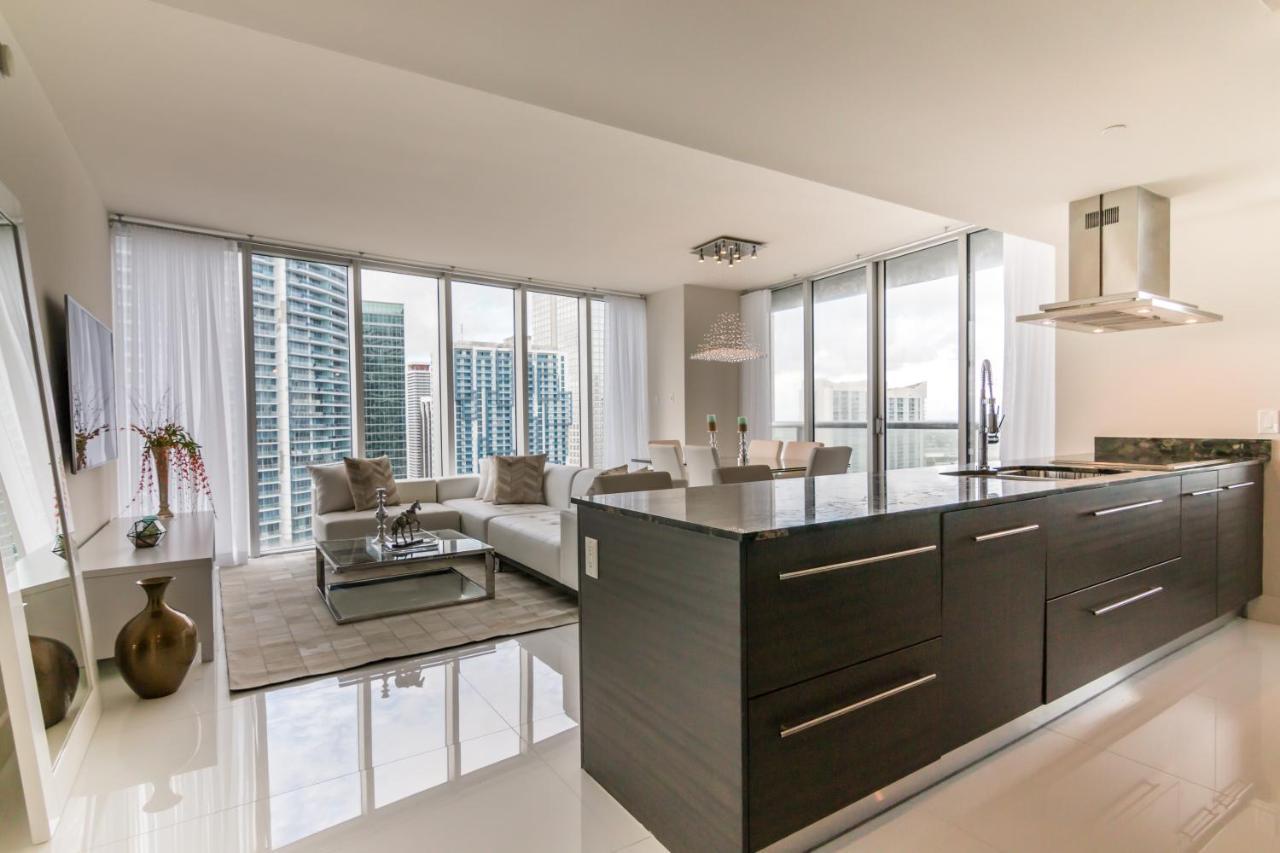 Luxury 5-Star Condo @37Th Floor In Icon Brickell 2B/2B Miami Exterior foto